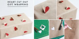 Tutorial Membungkus Kado Simple Bentuk Hati Romantis